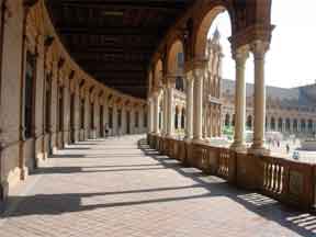 Plaza de Espana in Sevilla, Spain