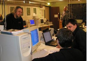 Nielson at work