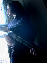 Girl with gun
