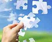 puzzle pieces fit together in logo from best practices sharing site