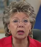Viviane Reding EU commissioner of information society and media