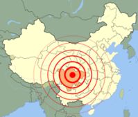 2008 Sichuan China earthquake map