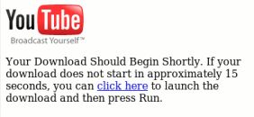 Storm Worm Fake YouTube Video