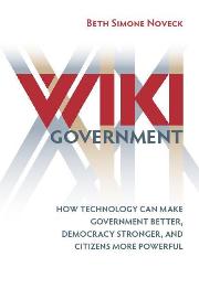 Beth Noveck, Wiki Government book cover/Image courtesy of Brookings Institution Press