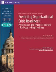 Predicting Organizational Crisis Readiness report cover