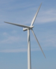 Wind turbines are rotating machines that convert wind's kinetic energy into mechanical power.