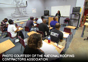 Gulf Coast Rebuilding After Hurricane Katrina Means Developing the Work Force/Photo courtesy of the National Roofing Contractors Association