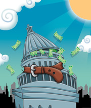 Government Tightens its Belt