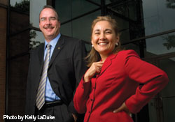 Oakland County, Mich., CIO Phil Bertolini and CFO Laurie Van Pelt