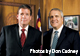 Colorado CIO Mike Locatis (left) and Gov. Bill Ritter